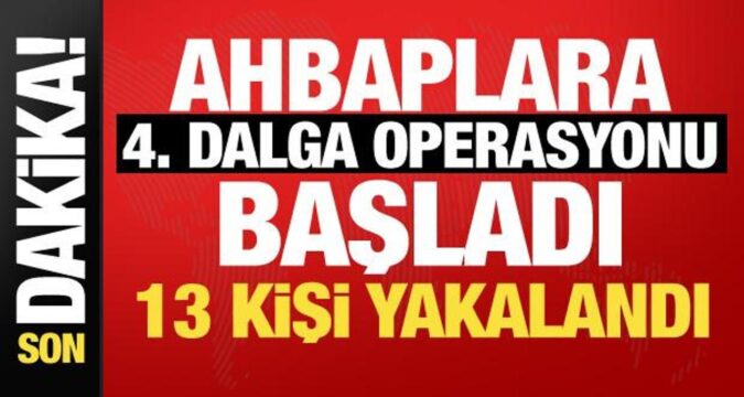 Ahbap soruşturmasında 4. dalga! Bakan Gürlek duyurdu: 13 kişiye gözaltı Haber gorseli