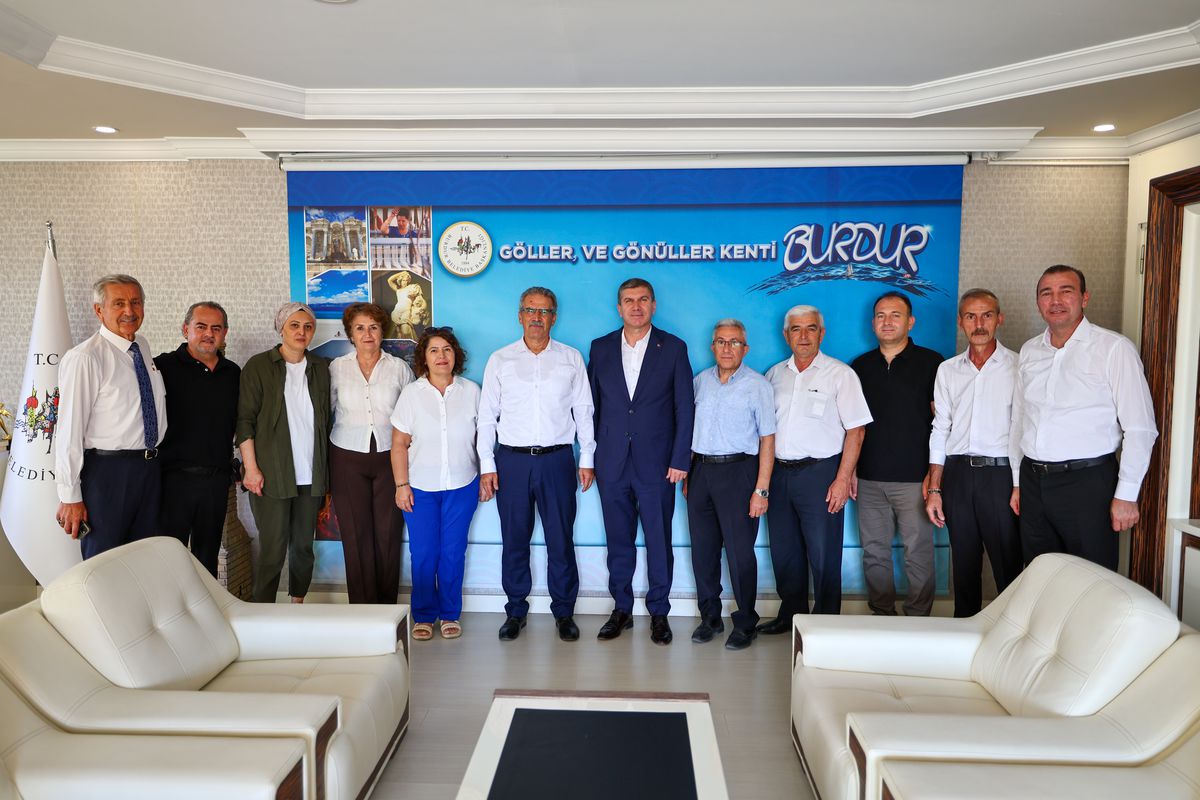 Burdur Kent Konseyi yönetiminden Başkan Ercengiz’e ziyaret